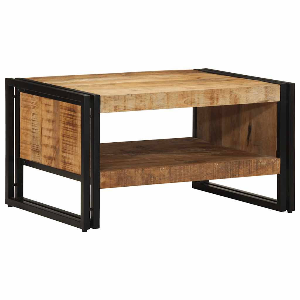 Τραπεζάκι σαλονιού 70x50x38 cm Στερεό ακατέργαστο ξύλο Mango