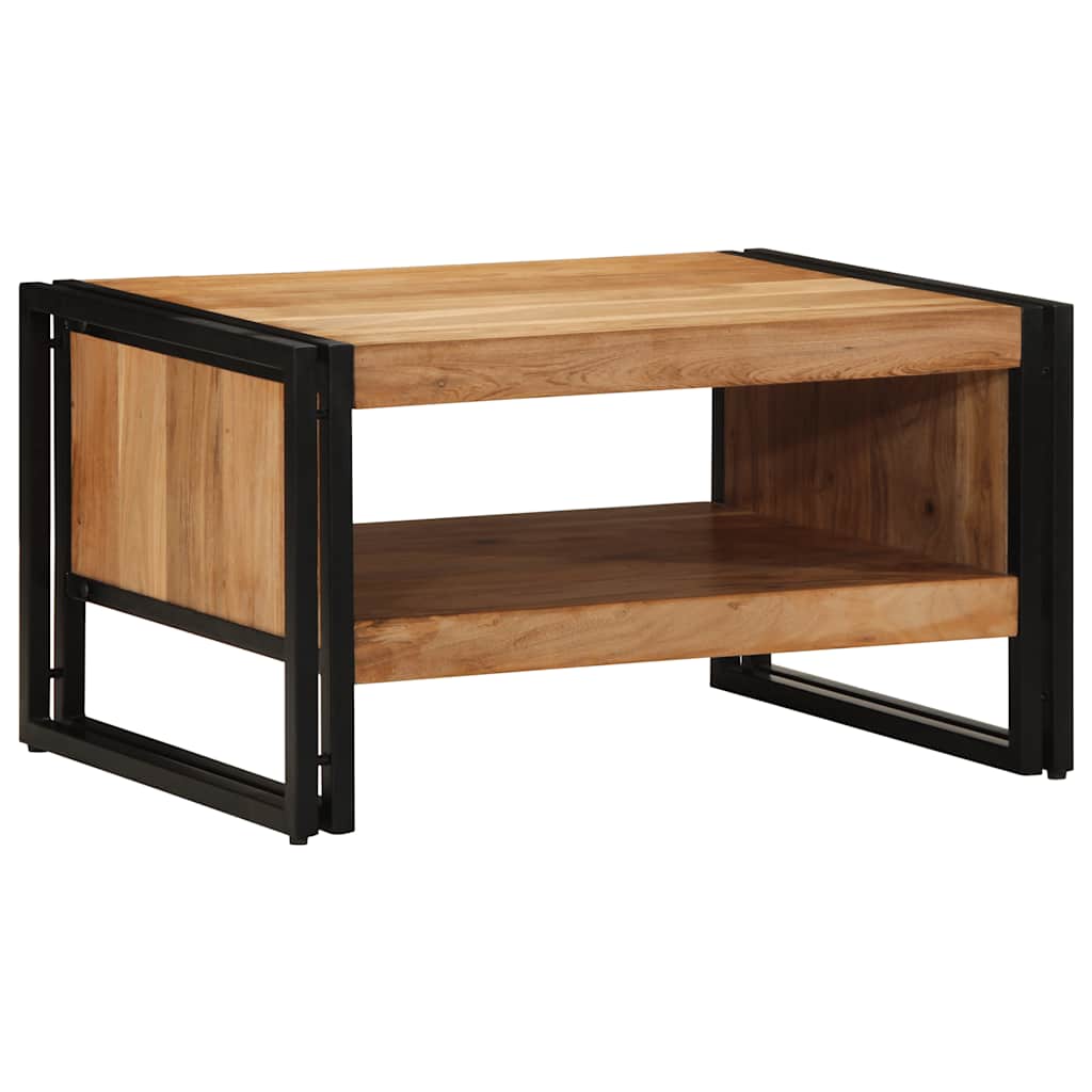 Τραπεζάκι σαλονιού 70x50x38 cm μασίφ ξύλο ακακίας