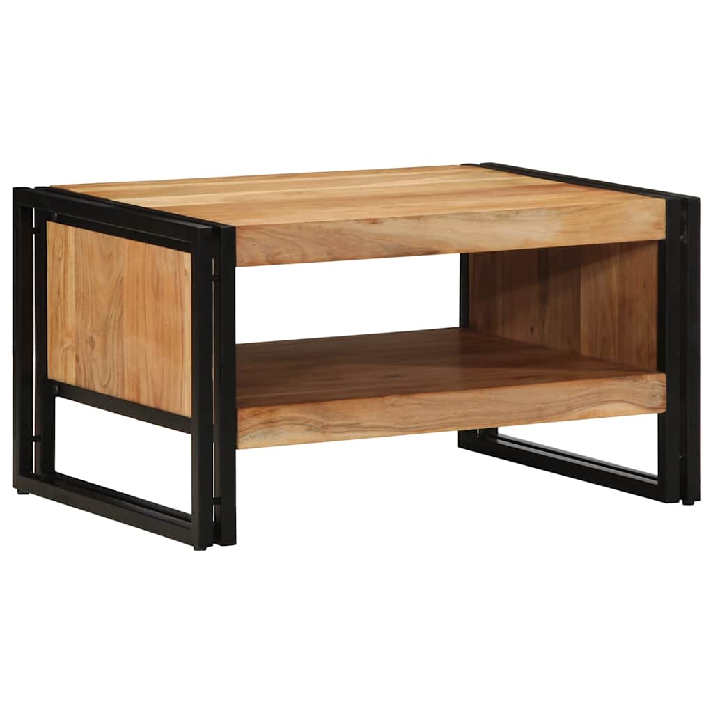 Τραπεζάκι σαλονιού 70x50x38 cm μασίφ ξύλο ακακίας