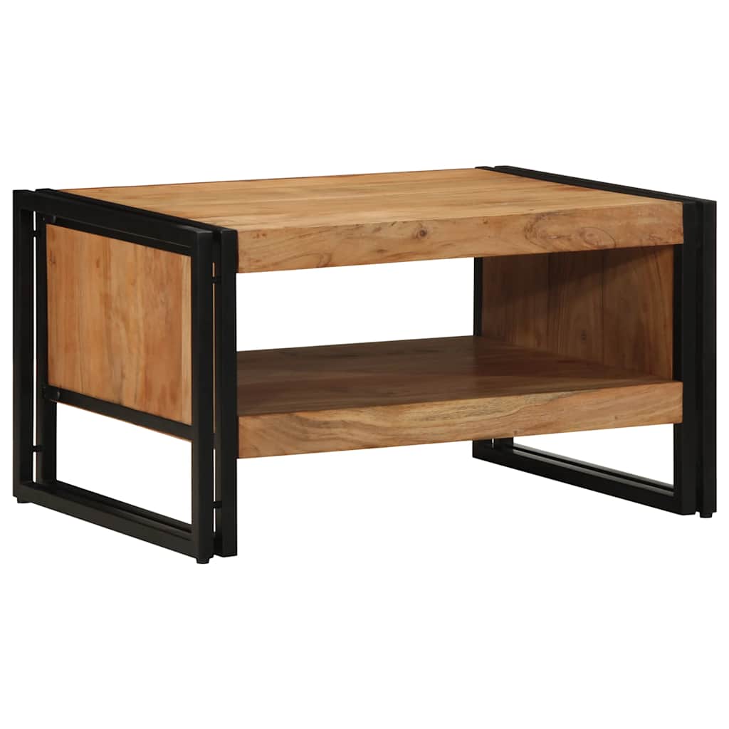 Τραπεζάκι σαλονιού 70x50x38 cm μασίφ ξύλο ακακίας