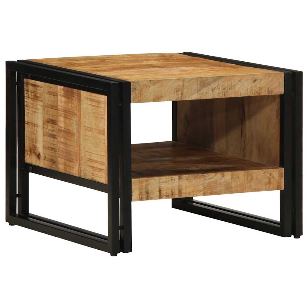 Τραπεζάκι σαλονιού 50x50x38 cm Στερεό ακατέργαστο ξύλο Mango - Pakobazaar