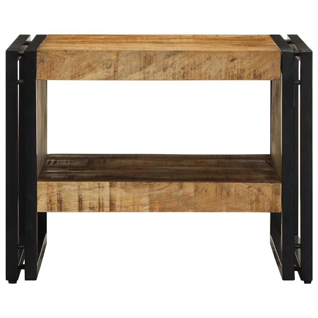 Τραπεζάκι σαλονιού 50x50x38 cm Στερεό ακατέργαστο ξύλο Mango - Pakobazaar