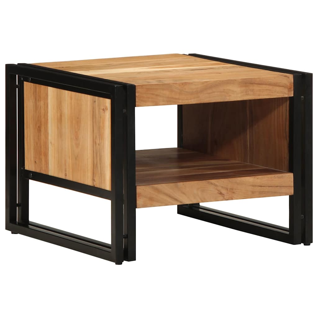 Τραπεζάκι σαλονιού 50x50x38 cm μασίφ ξύλο ακακίας