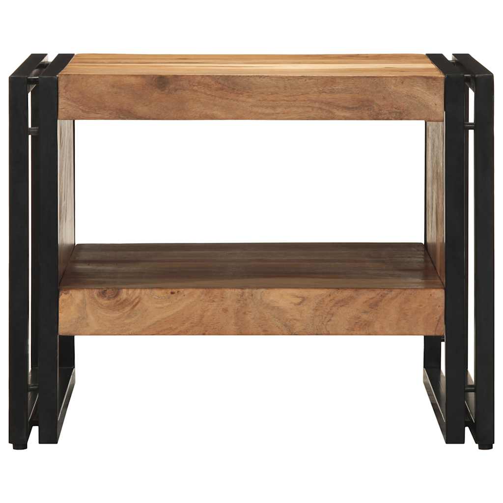 Τραπεζάκι σαλονιού 50x50x38 cm μασίφ ξύλο ακακίας