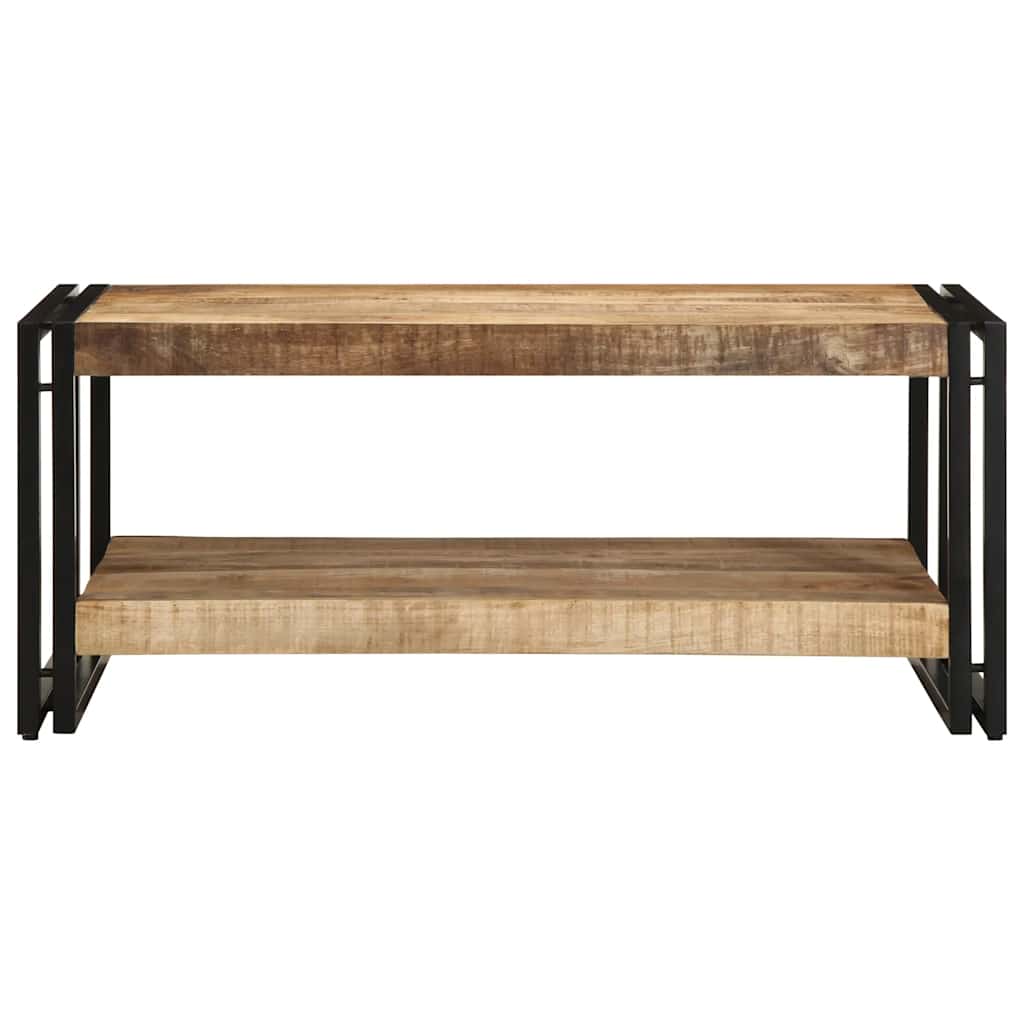 Τραπεζάκι σαλονιού 90x50x38 cm Στερεό ακατέργαστο ξύλο Mango