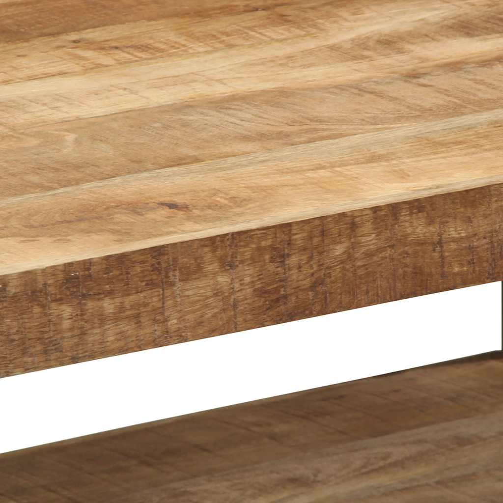 Τραπεζάκι σαλονιού 90x50x38 cm Στερεό ακατέργαστο ξύλο Mango