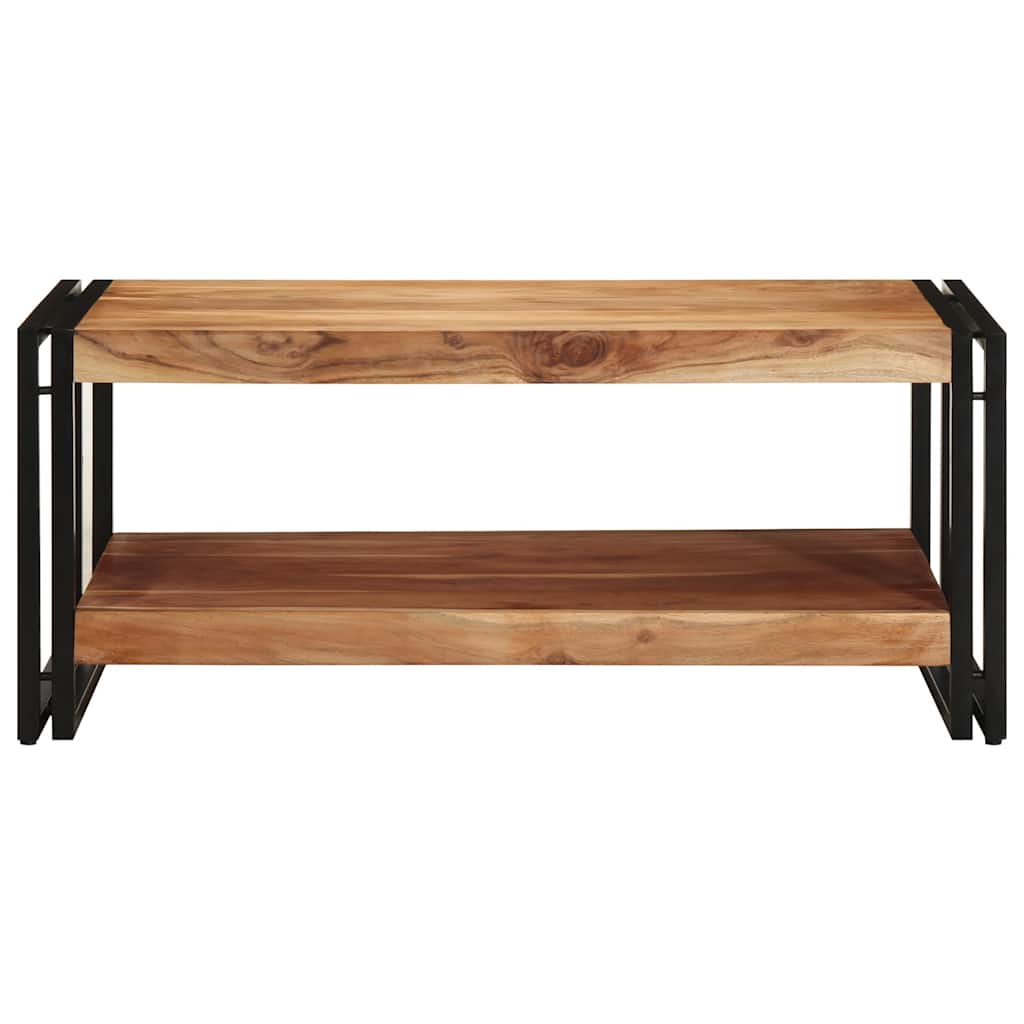 Τραπεζάκι σαλονιού 90x50x38 cm μασίφ ξύλο ακακίας