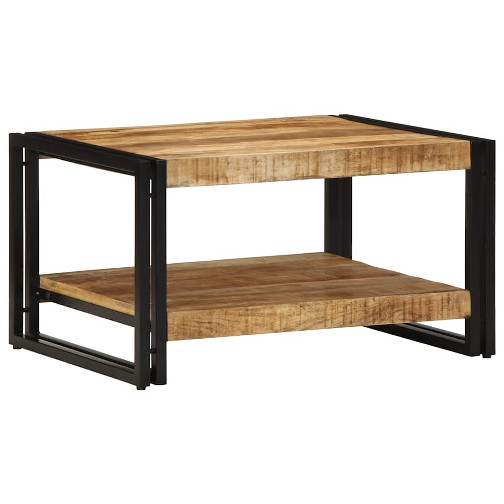 Τραπεζάκι σαλονιού 70x50x38 cm Στερεό ακατέργαστο ξύλο Mango