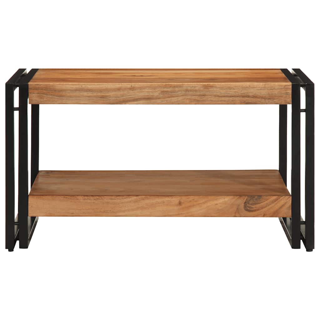 Τραπεζάκι σαλονιού 70x50x38 cm μασίφ ξύλο ακακίας