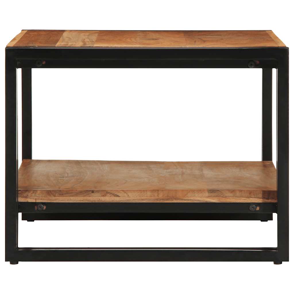 Τραπεζάκι σαλονιού 70x50x38 cm μασίφ ξύλο ακακίας