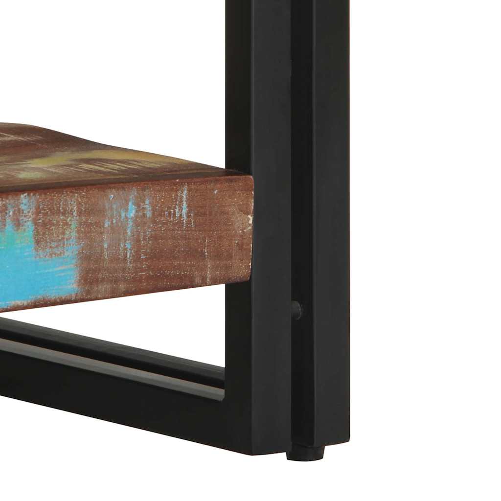 Τραπεζάκι σαλονιού πολύχρωμο 70x50x38cm Ξύλο μασίφ αναγεννημένο