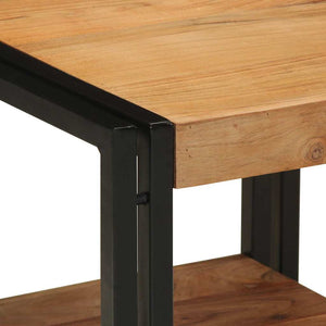 Τραπεζάκι σαλονιού Καφέ 40 x 40 x 38 cm Στερεό Ξύλο Ακακίας - Pakobazaar