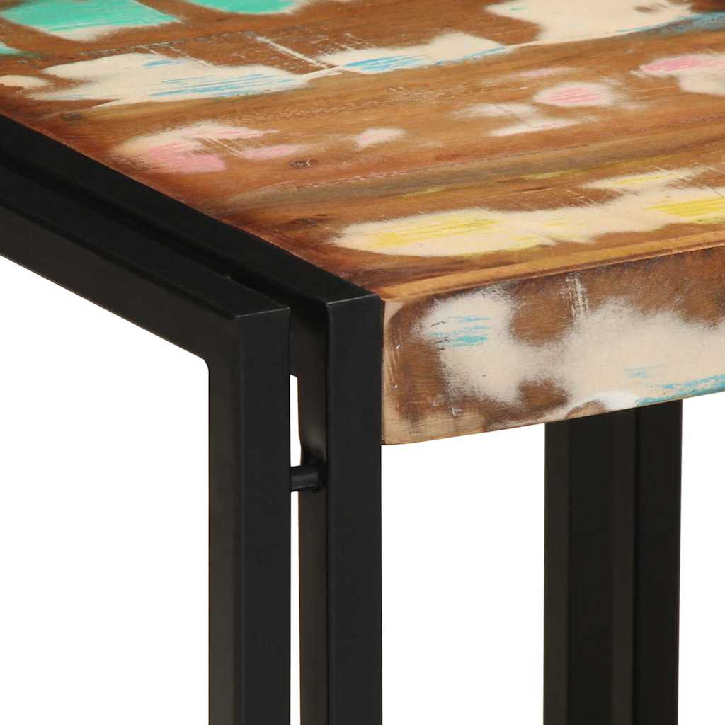 Τραπεζάκι σαλονιού 40 x 40 x 38 cm Στερεό Ανακτηθέν Ξύλο