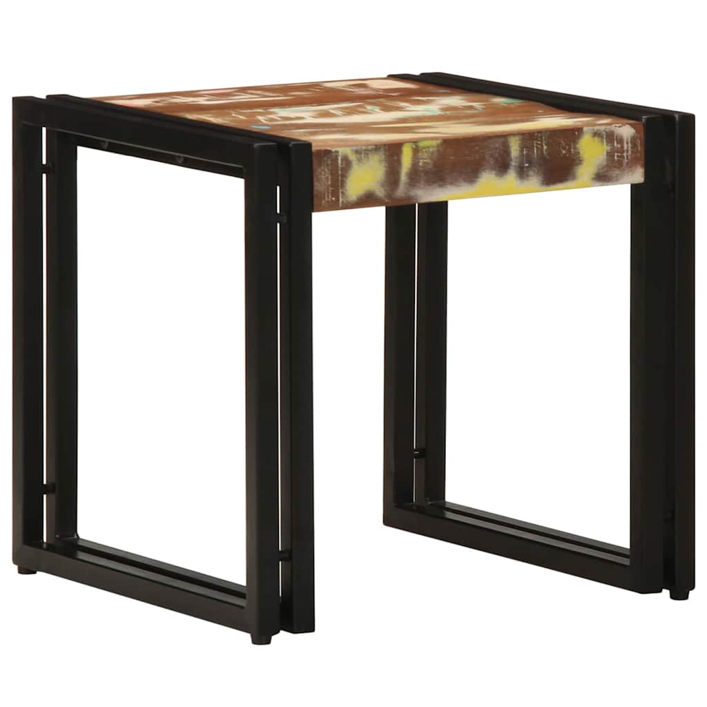 Τραπεζάκι σαλονιού 40 x 40 x 38 cm Στερεό Ανακτηθέν Ξύλο