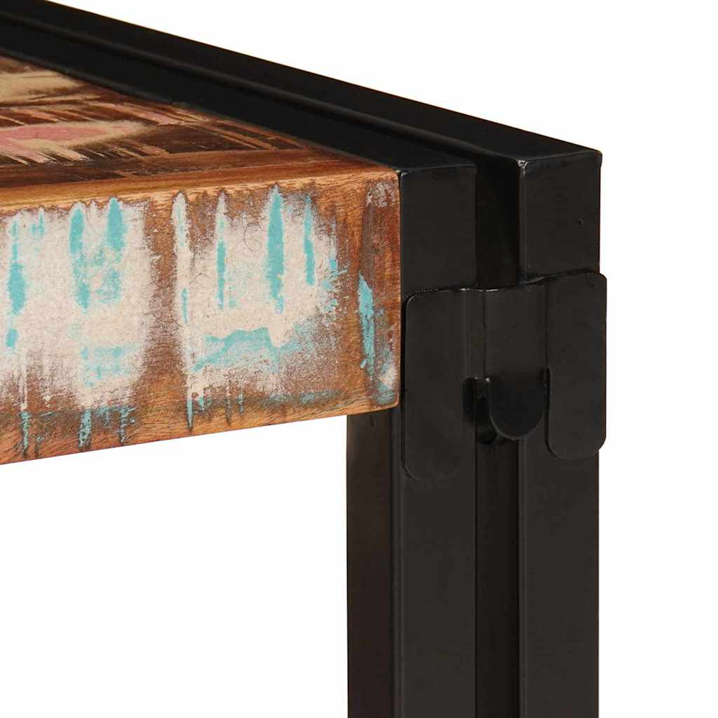 Ράφι μπάνιου Πολύχρωμο 60 x 50 x 23 εκ Στερεό ανακτημένο ξύλο