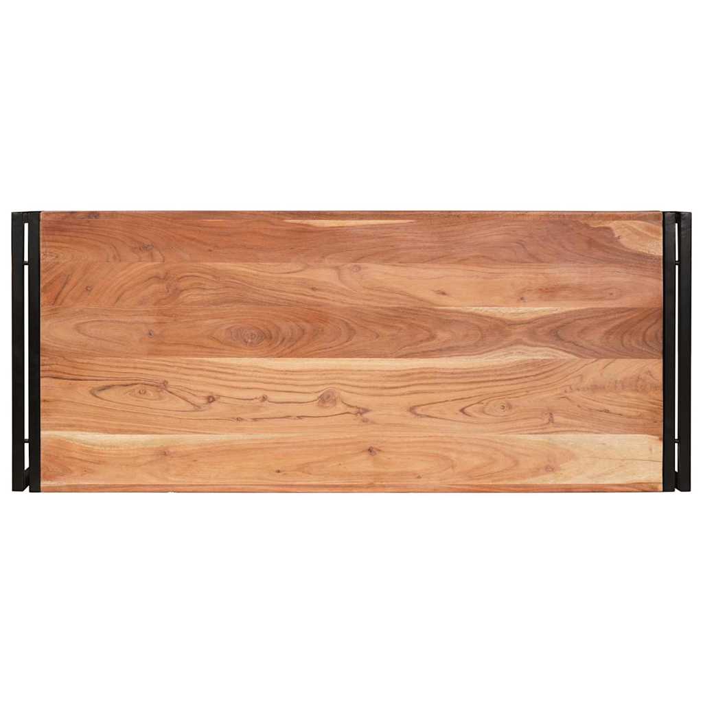 Ράφι μπάνιου για Καφέ 120 x 50 x 23 εκ. Στερεό Ξύλο Ακακίας