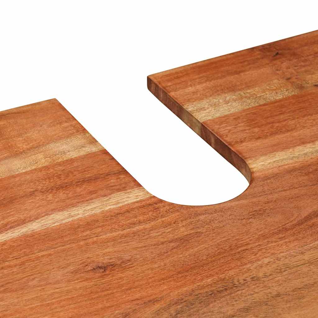 Ντουλάπι νιπτήρα Καφέ 71 x 33 x 58 εκ. Στερεό Ξύλο Ακακίας