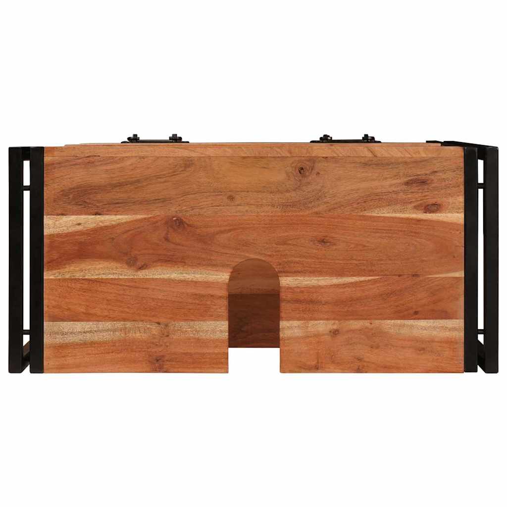 Ντουλάπι νιπτήρα Καφέ 71 x 33 x 58 εκ. Στερεό Ξύλο Ακακίας