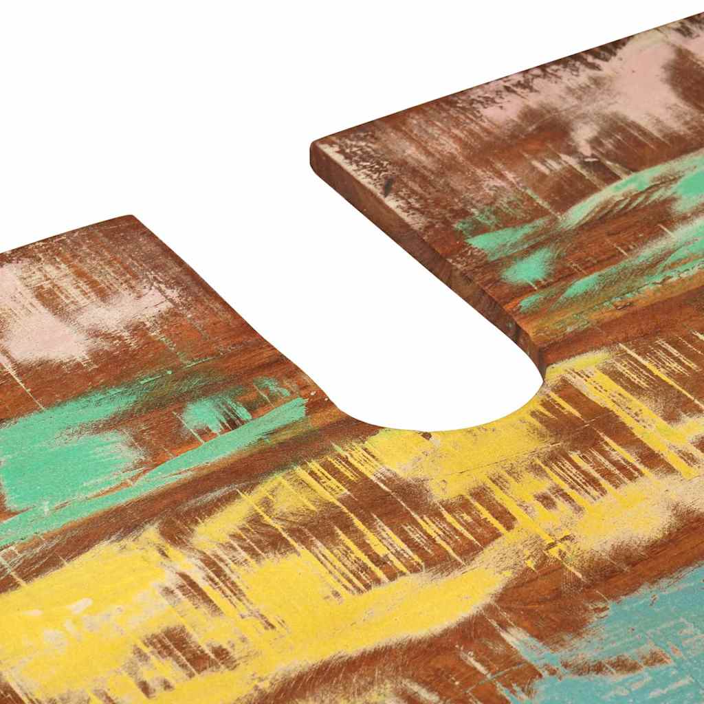 Ντουλάπι νιπτήρα με συρτάρι Πολύχρωμο Στερεό Ανακτηθέν Ξύλο