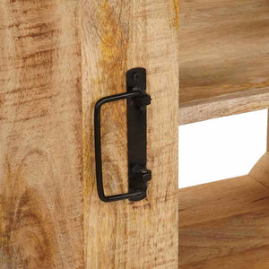 Ντουλάπι νιπτήρα Καφέ 71 x 33 x 58 εκ. Στερεό ξύλο μάνγκο - Pakobazaar