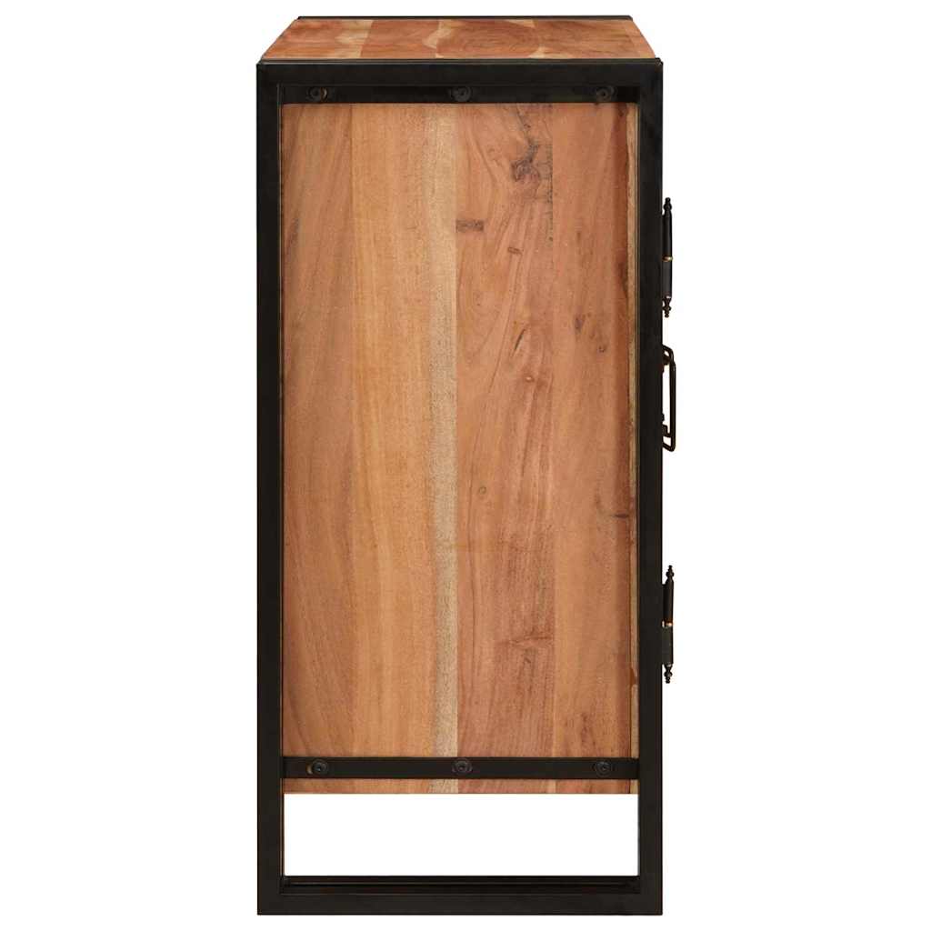 Κομοδίνο Καφέ 66 x 35 x 76 εκ. Μασίφ ξύλο ακακίας