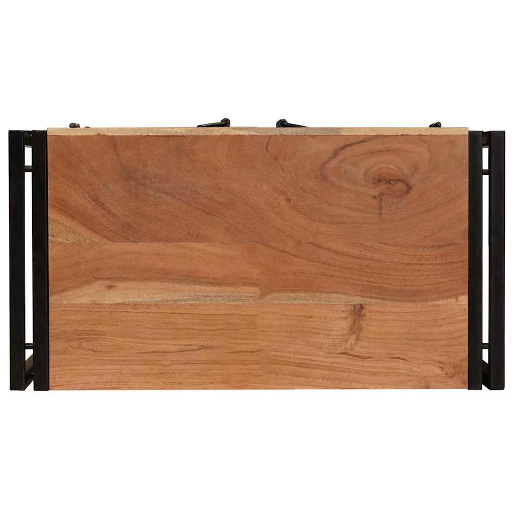 Κομοδίνο Καφέ 66 x 35 x 76 εκ. Μασίφ ξύλο ακακίας