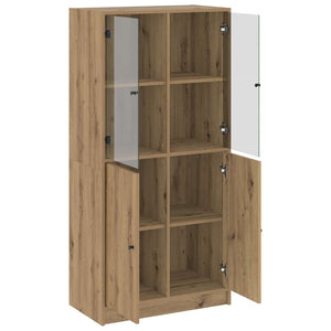 Ντουλάπα με Πόρτες Αρτισιανή Δρυς 68x37x142 εκ. Επεξ. Ξύλο