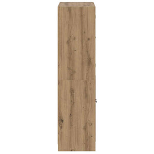 Ντουλάπα με Πόρτες Αρτισιανή Δρυς 68x37x142 εκ. Επεξ. Ξύλο