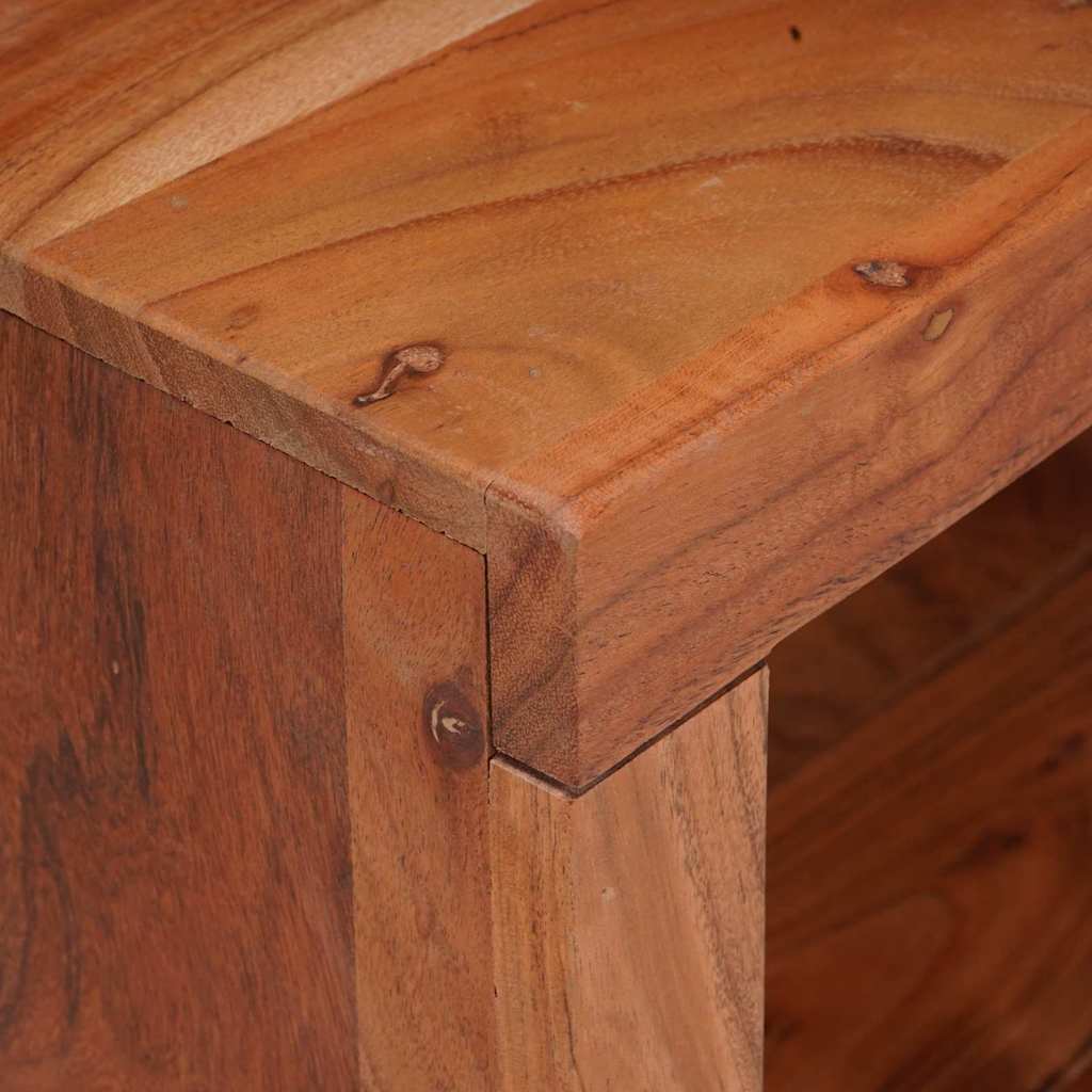 Ράφι Βιβλίων 3 pcs Καφέ 50 x 30 x 110 εκ Στερεό Ξύλο Ακακίας