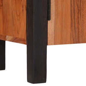 Πλαϊνό γραφείο 3 τμχ. Καφέ 55 x 30 x 75 εκ Στερεό Ξύλο Ακακίας
