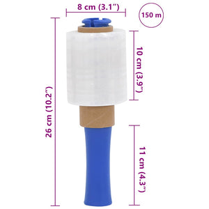 Stretch Films 50 τμχ Διαφανές 23 μm 10 cm x 150 m