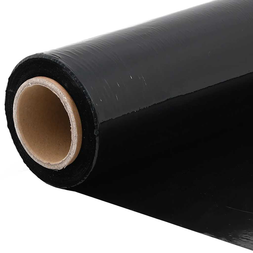 Stretch Film 2 τεμάχια Μαύρο 23 μm 50 cm x 150 m