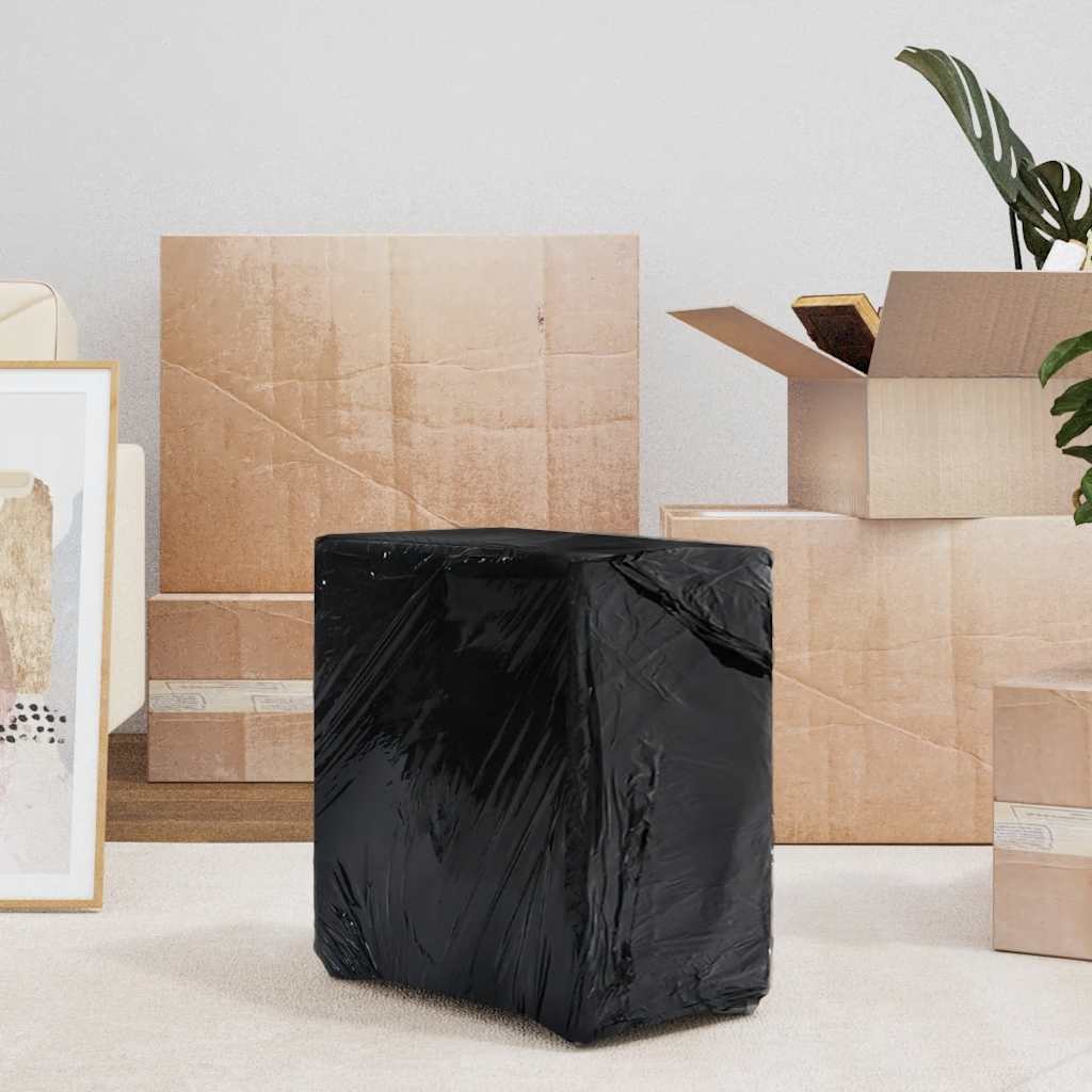 Stretch Film 2 τεμάχια Μαύρο 30 μm 50 cm x 150 m