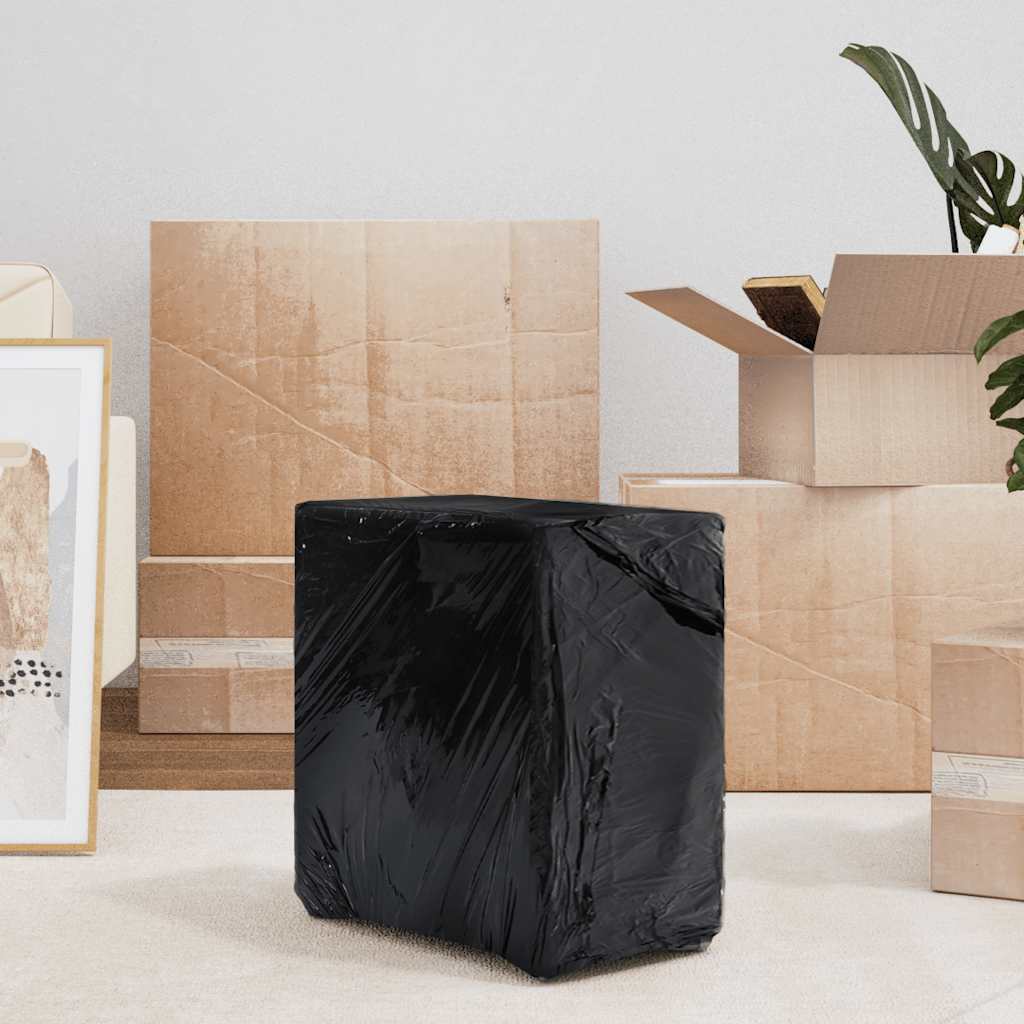 Stretch Film 2 τεμάχια Μαύρο 17 μm 50 cm x 300 m