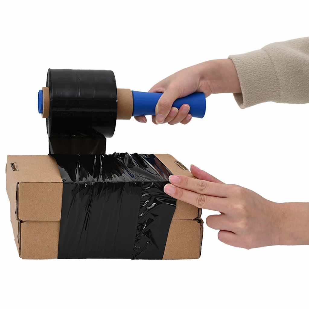 Stretch Films 10 τεμάχια Μαύρο 23 μm 10 cm x 150 m