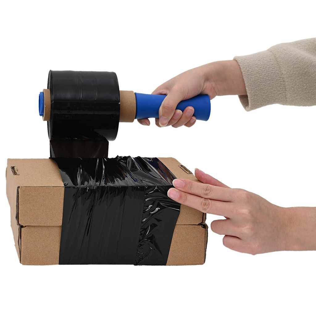 Stretch Films 10 τεμάχια Μαύρο 23 μm 10 cm x 300 m - Pakobazaar