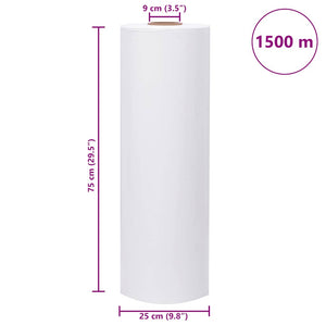 Αγροτική ταινία τεντώματος Λευκό 25 μm 75 cm x 1500 m - Pakobazaar