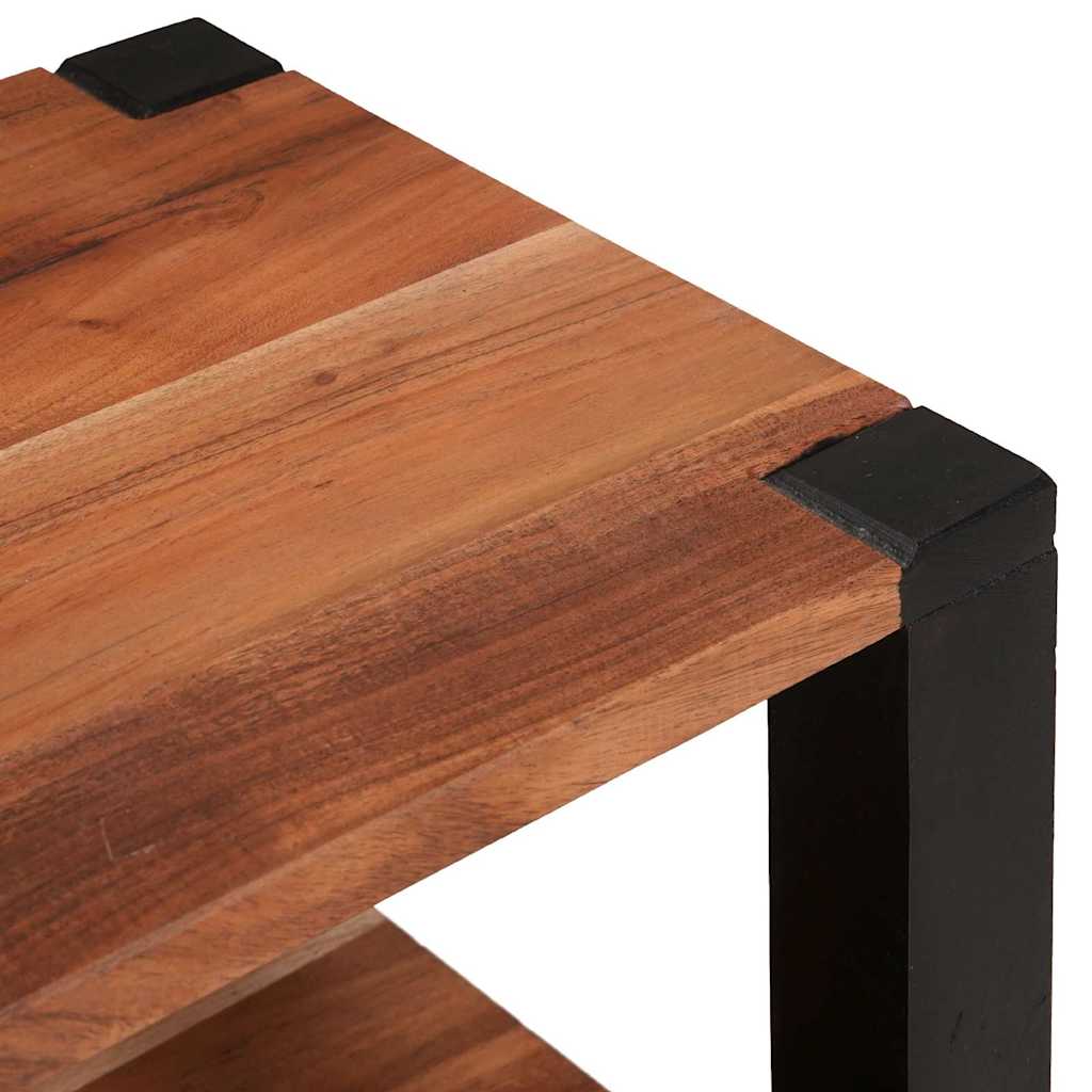 Πλαϊνό γραφείο Καφέ 70 x 30 x 75 εκ Στερεό Ξύλο Ακακίας