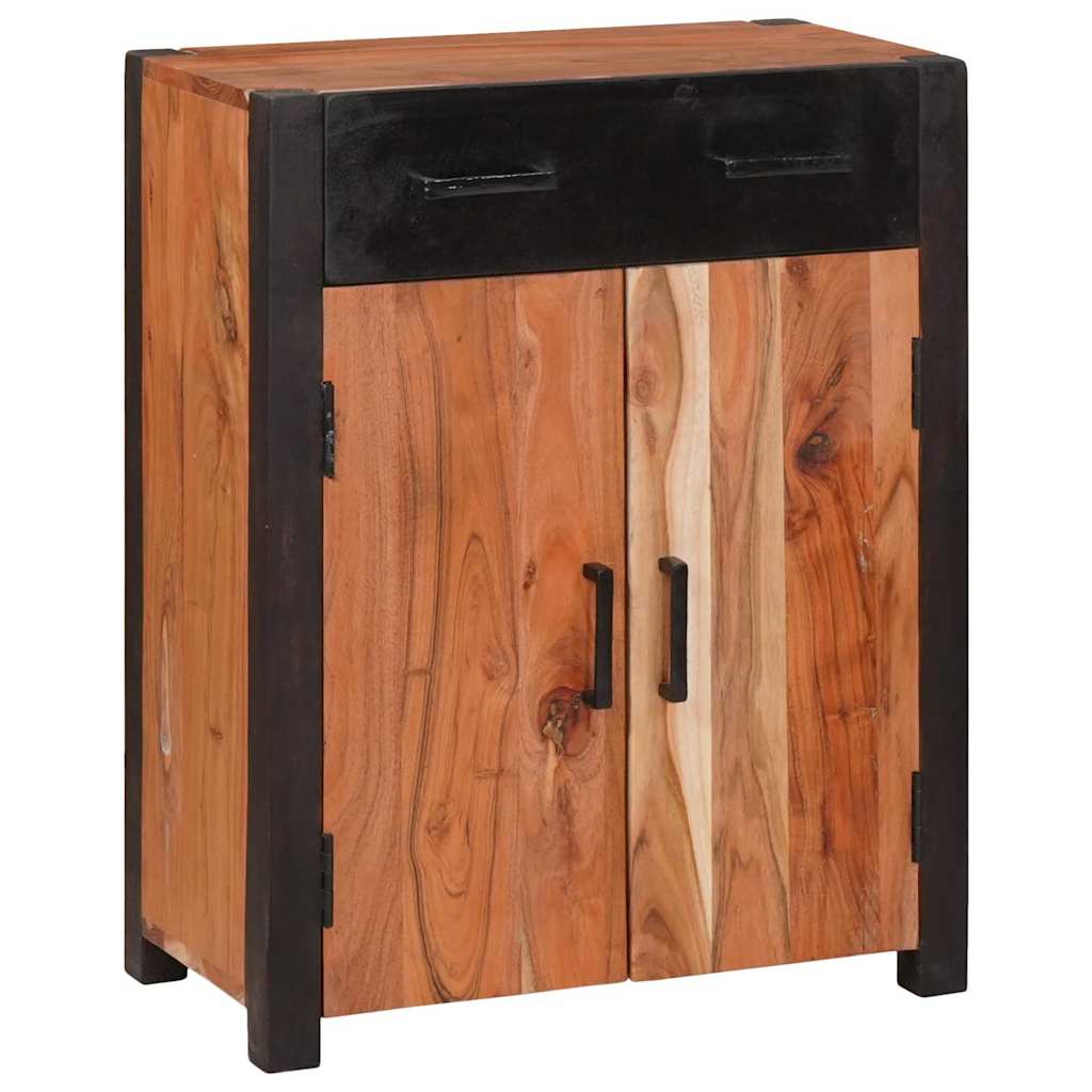 Πλαϊνό γραφείο Καφέ 55 x 30 x 75 εκ Στερεό Ξύλο Ακακίας