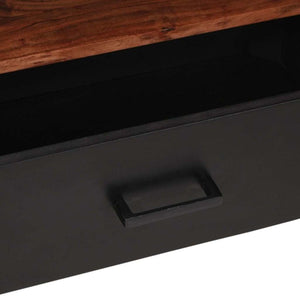 Ντουλάπι μέσων Καφέ 110 x 30 x 40 cm Στερεό Ξύλο Ακακίας