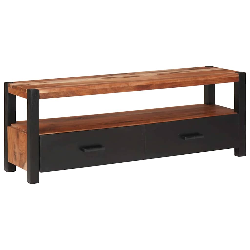 Ντουλάπι μέσων Καφέ 110 x 30 x 40 cm Στερεό Ξύλο Ακακίας