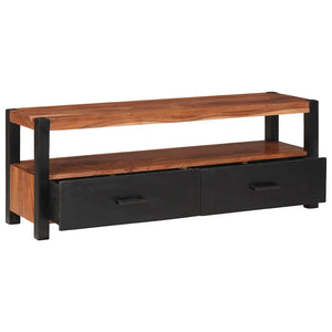 Ντουλάπι μέσων Καφέ 110 x 30 x 40 cm Στερεό Ξύλο Ακακίας
