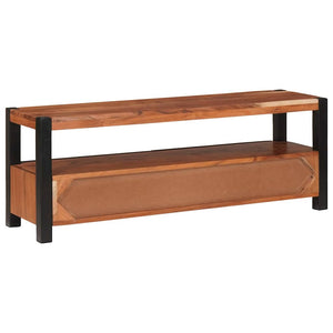Ντουλάπι μέσων Καφέ 110 x 30 x 40 cm Στερεό Ξύλο Ακακίας