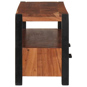 Ντουλάπι μέσων Καφέ 110 x 30 x 40 cm Στερεό Ξύλο Ακακίας