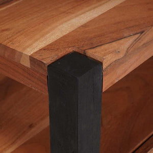Ντουλάπι TV με συρτάρι Καφέ 110 x 30 x 40 cm Μασίφ ξύλο ακακίας