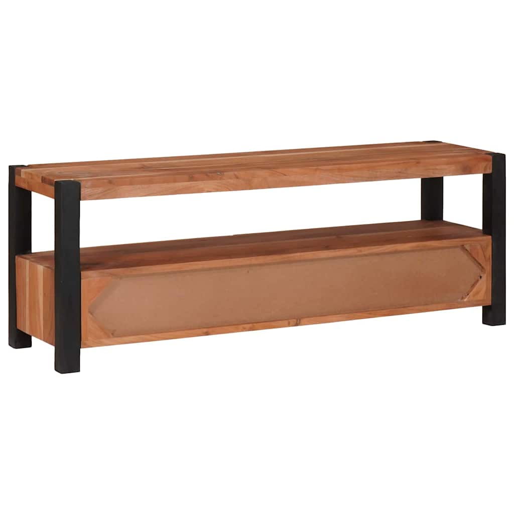 Ντουλάπι TV με συρτάρι Καφέ 110 x 30 x 40 cm Μασίφ ξύλο ακακίας