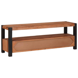 Ντουλάπι TV με συρτάρι Καφέ 110 x 30 x 40 cm Μασίφ ξύλο ακακίας