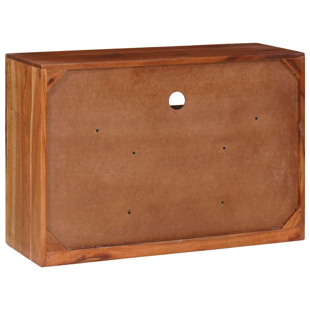 Πλαϊνό γραφείο Καφέ 80 x 30 x 55 εκ Στερεό Ξύλο Ακακίας - Pakobazaar