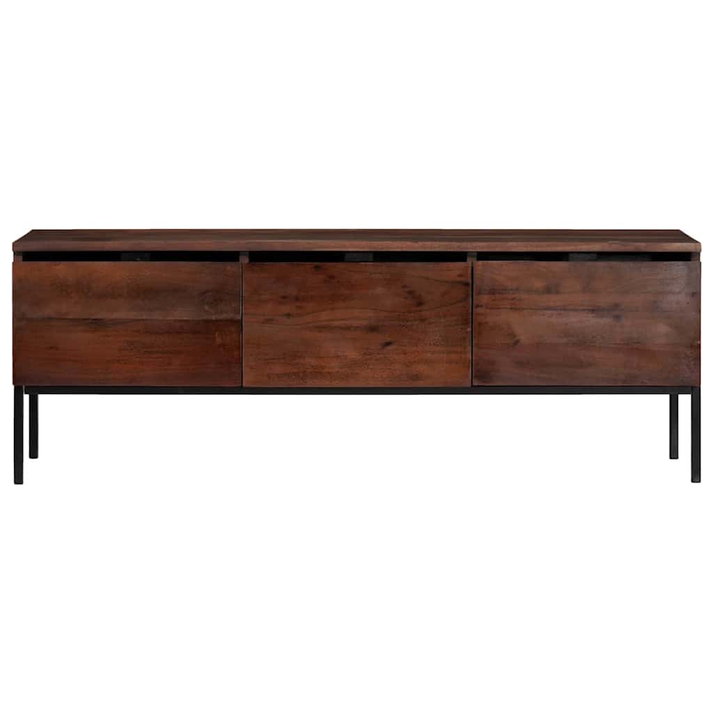 Ντουλάπι TV καφέ μελί 110 x 30 x 36 εκ. Μασίφ ξύλο ακακίας - Pakobazaar