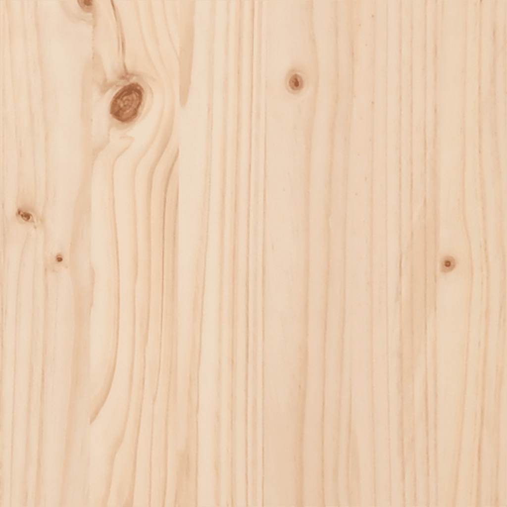 Κρεβάτι Βιβλιοθήκη Χωρίς Στρώμα 120x200 εκ Μασίφ Ξύλο Πεύκο